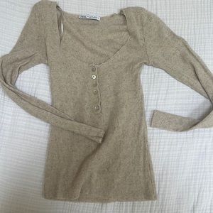 NWOT Zara Woven Long Sleeve